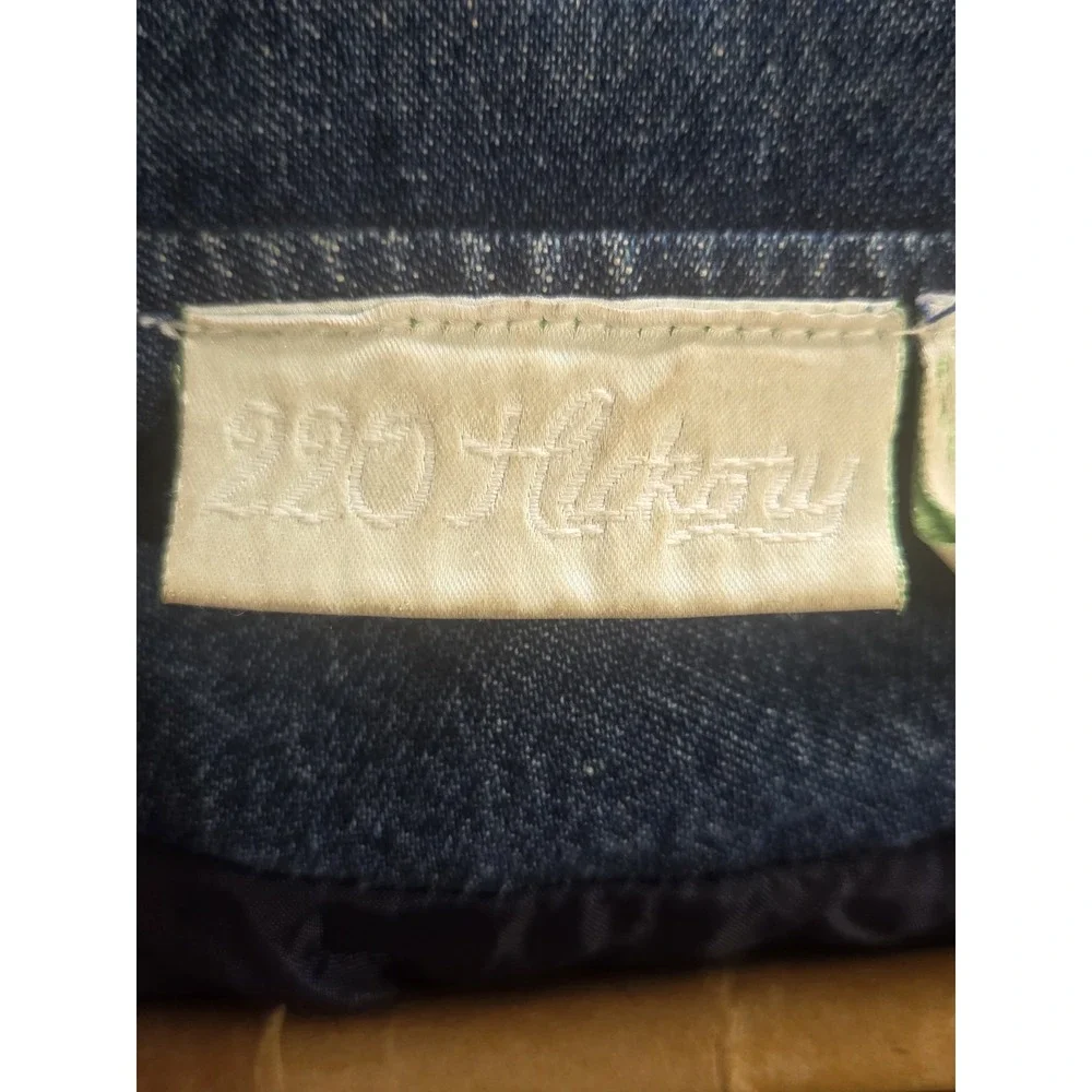 Vintage 90s 220 Hickory Womens  Denim Southwest Aztec Jacket Western Size Large